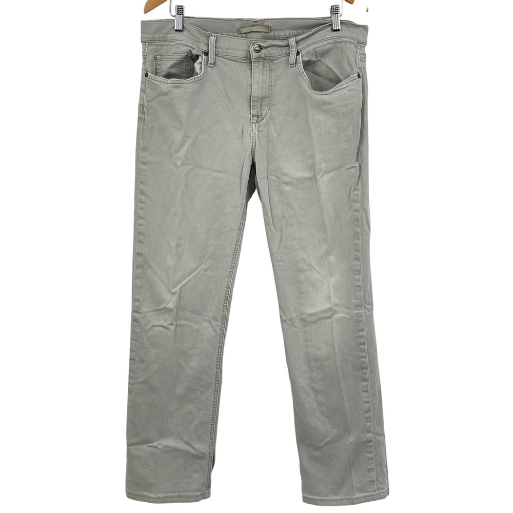 Joe's Jeans Mens Brixton Straight Narrow 36x30 Grey Denim Pants Minimalist‎
